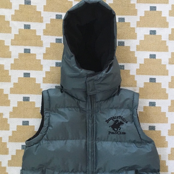 Beverly Hills Polo Club Puffer Vest Hooded S/4 - Picture 6 of 6